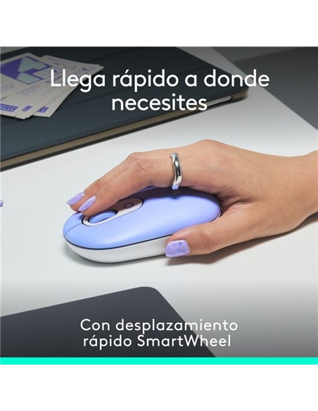 RATON LOGITECH POP MOUSE WIRELESS BLUETOOTH PURPLE