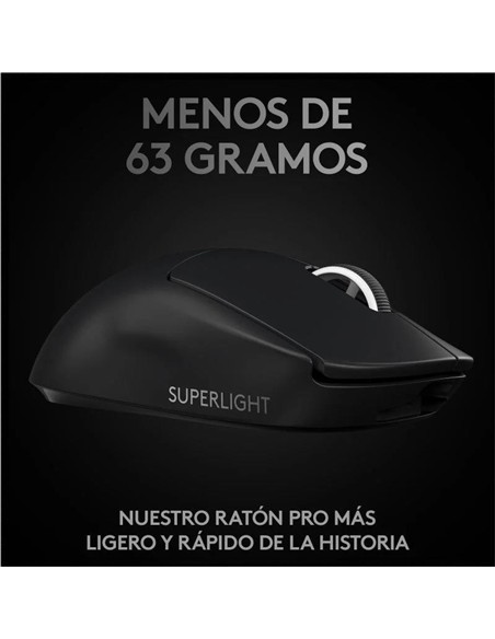 RATON LOGITECH PRO X SUPERLIGHT GAMING WIRELESS BL