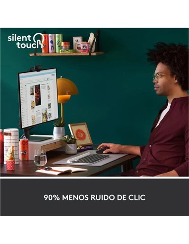 RATON LOGITECH SIGNATURE M650 M WIRELESS BLACK