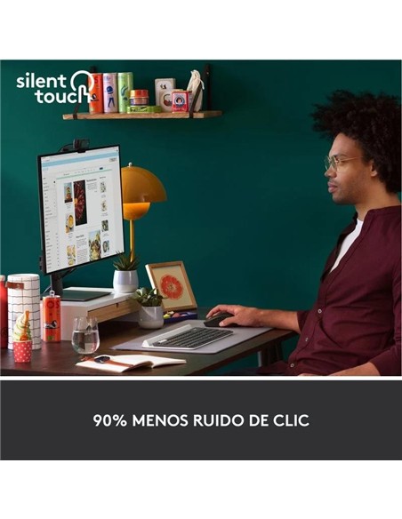 RATON LOGITECH SIGNATURE M650 M WIRELESS BLACK