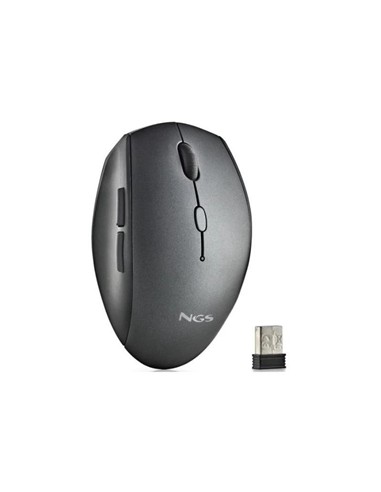 RATON NGS BEE BLACK ERGONOMICO WIRELESS SILENT BLA