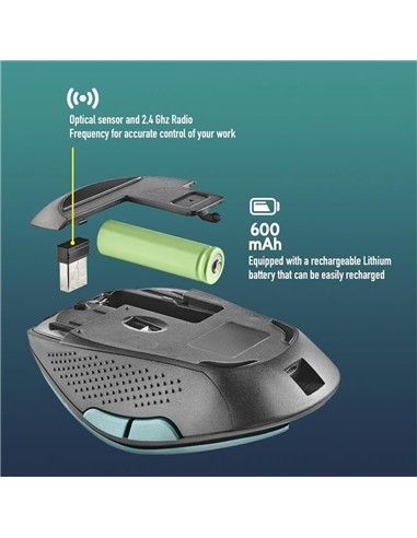 RATON NGS EVO RUST WIRELESS SILENT BLUE