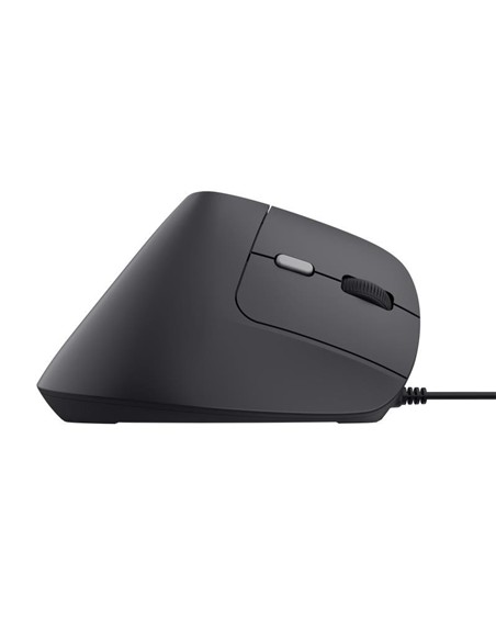 RATON TRUST BAYO II ERGONOMICO 2400 DPI USB BLACK