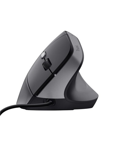 RATON TRUST BAYO II ERGONOMICO 2400 DPI USB BLACK