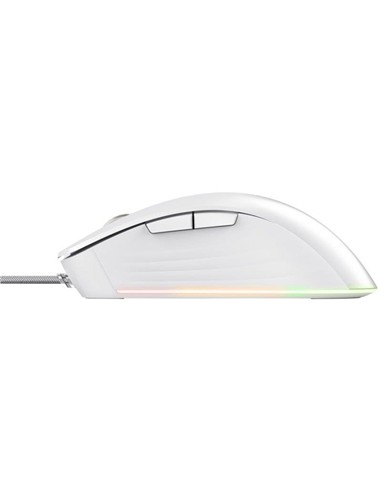RATON TRUST GAMING GXT 924 YBAR RGB USB 25K DPI WH