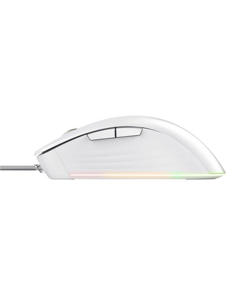 RATON TRUST GAMING GXT 924 YBAR RGB USB 25K DPI WH