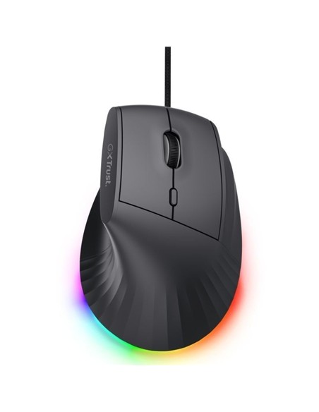 RATON TRUST GXT 145 REXXA USB RGB ERGONOMIC BLACK