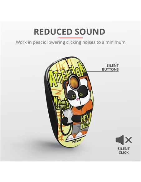 RATON TRUST SKETCH SILENT CLICK WIRELESS YELLOW