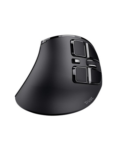 RATON TRUST VOXX ERGONOMICO WIRELESS 9 BOTONES BLA