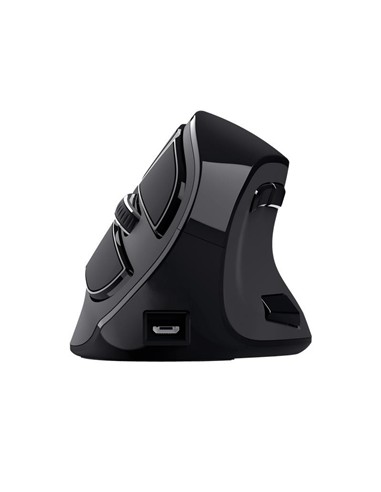 RATON TRUST VOXX ERGONOMICO WIRELESS 9 BOTONES BLA