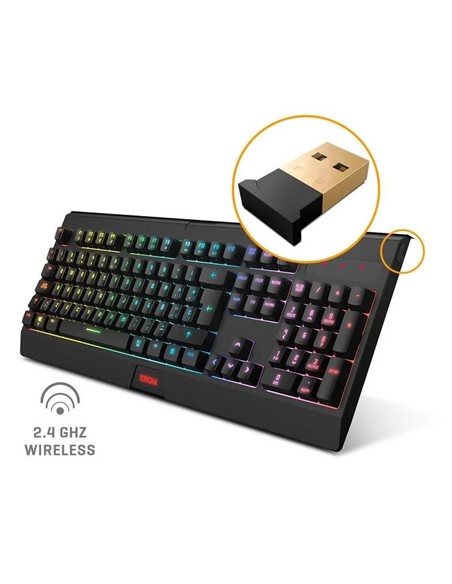 TECLADO + RATON GAMING KROM KABALA WIRELESS RGB RE