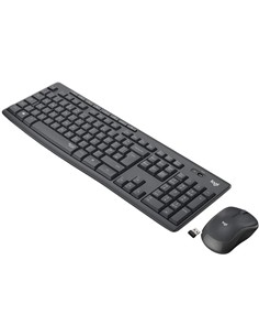 TECLADO + RATON LOGITECH MK295 WIRELESS SILENT GRA