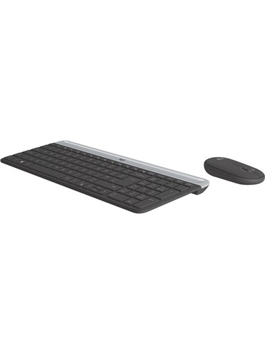 TECLADO + RATON LOGITECH MK470 SLIM WIRELESS SILEN