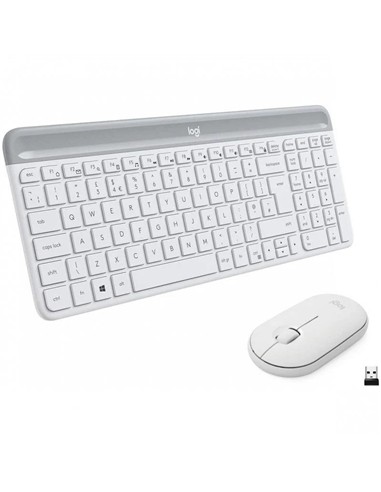 TECLADO + RATON LOGITECH MK470 SLIM WIRELESS SILEN