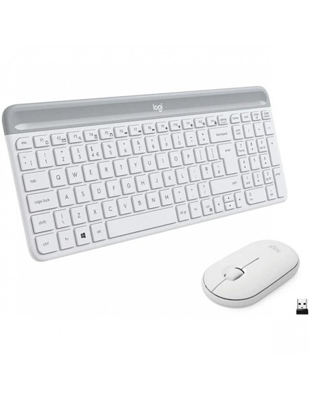 TECLADO + RATON LOGITECH MK470 SLIM WIRELESS SILEN