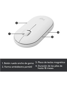 TECLADO + RATON LOGITECH MK470 SLIM WIRELESS SILEN 2
