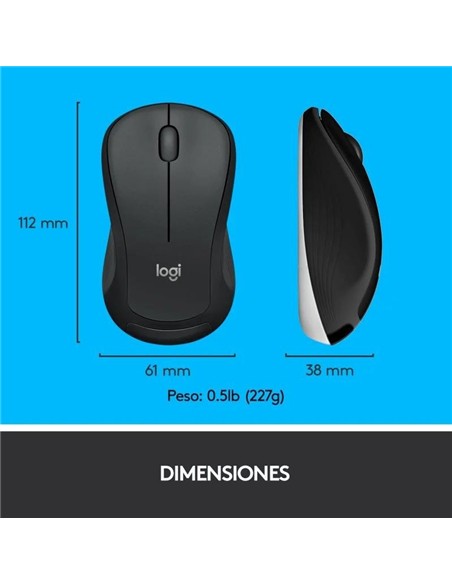 TECLADO + RATON LOGITECH MK540 WIRELESS BLACK