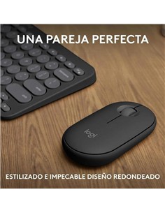 TECLADO + RATON LOGITECH PEBBLE 2 WIRELESS BLACK