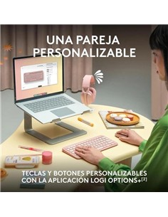 TECLADO + RATON LOGITECH PEBBLE 2 WIRELESS BLACK 2