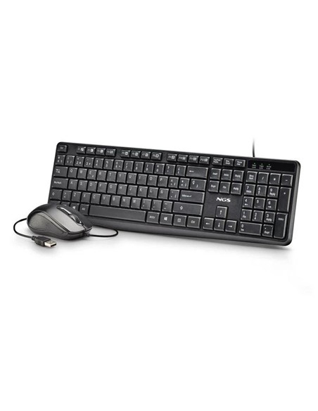 TECLADO + RATON NGS COCOAKIT V2 USB MULTIMEDIA BLA