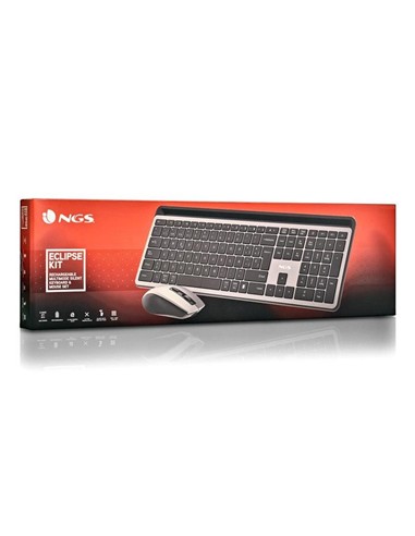 TECLADO + RATON NGS ECLIPSE SLIM SILENT WIRELESS B