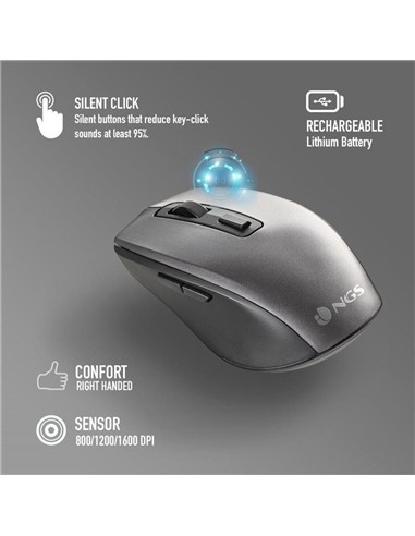 TECLADO + RATON NGS ECLIPSE SLIM SILENT WIRELESS B