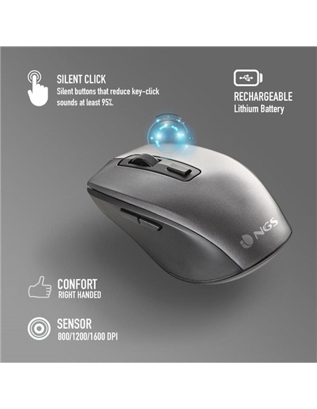 TECLADO + RATON NGS ECLIPSE SLIM SILENT WIRELESS B