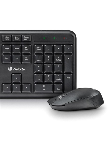 TECLADO + RATON NGS HARMONY WIRELESS MULTIMEDIA SI