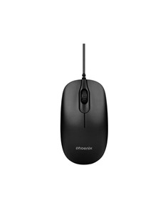 TECLADO + RATON PHOENIX USB 1200DPI BLACK 2