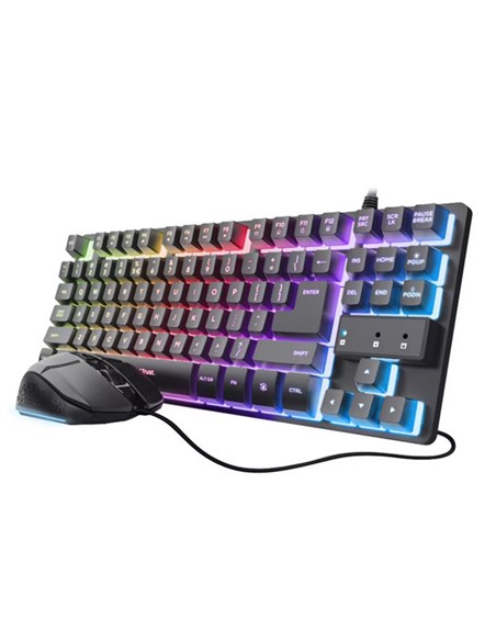 TECLADO + RATON TRUST GXT 798 GAMING RGB USB BLACK