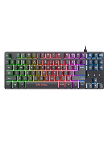 TECLADO + RATON TRUST GXT 798 GAMING RGB USB BLACK