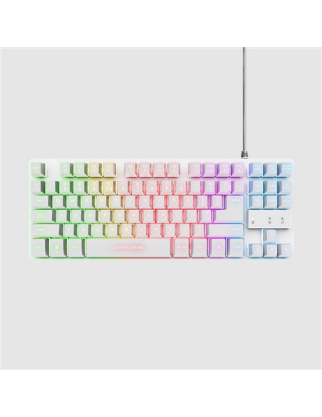 TECLADO + RATON TRUST GXT 798W GAMING RGB USB WHIT