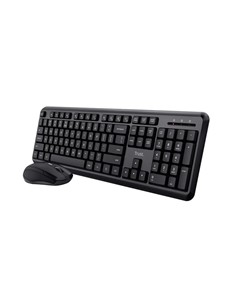 TECLADO + RATON TRUST TKM-360 WIRELESS SILENT BLAC