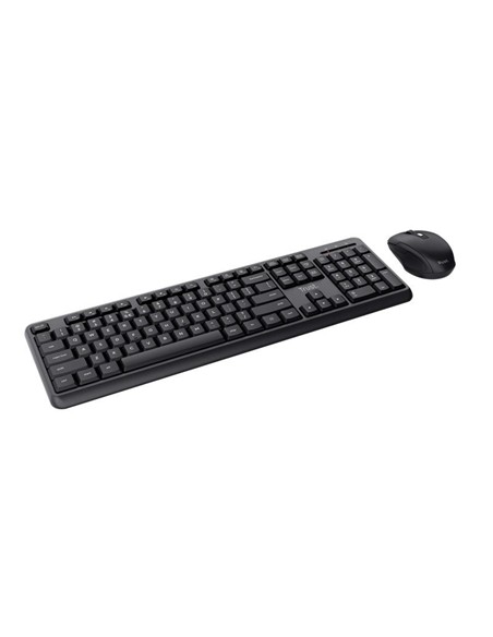 TECLADO + RATON TRUST TKM-360 WIRELESS SILENT BLAC