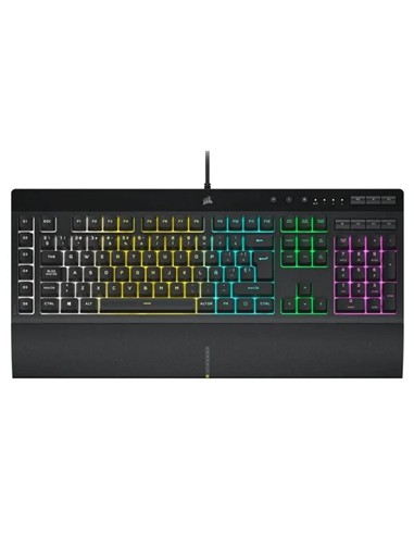 TECLADO GAMING CORSAIR K55 PRO USB ICUE RGB BLACK