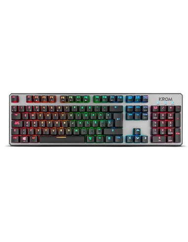 TECLADO GAMING KROM KERNEL MECANICO USB RGB RETROI