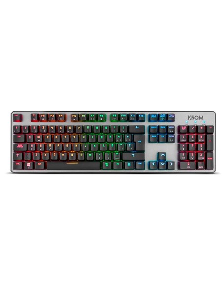 TECLADO GAMING KROM KERNEL MECANICO USB RGB RETROI