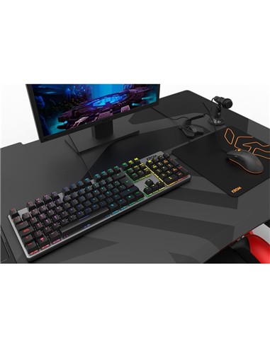 TECLADO GAMING KROM KERNEL MECANICO USB RGB RETROI