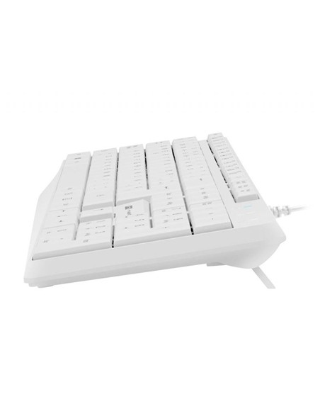 TECLADO NATEC NAUTILUS SLIM LAYOUT USB WHITE