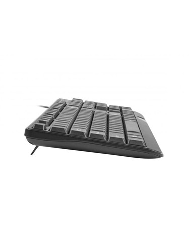 TECLADO NATEC TROUT SLIM USB MULTIMEDIA BLACK