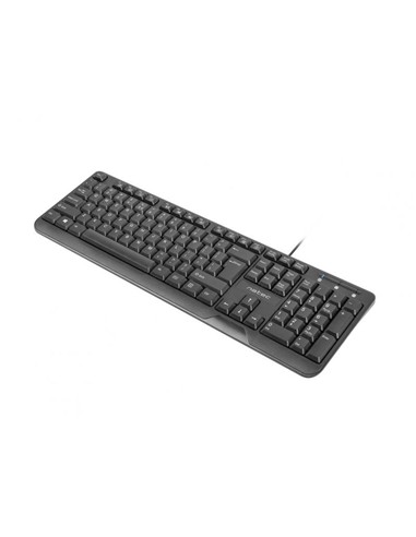 TECLADO NATEC TROUT SLIM USB MULTIMEDIA BLACK