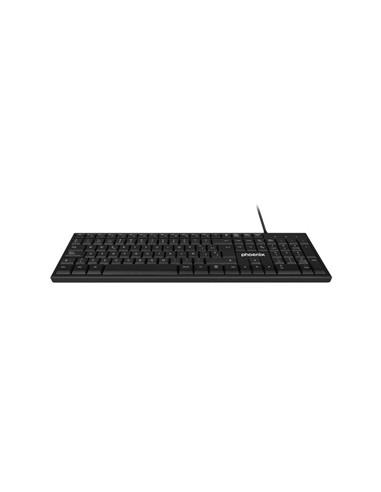 TECLADO PHOENIX K100 USB MULTIMEDIA BLACK