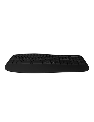 TECLADO PHOENIX K201 ERGONOMICO WIRELESS BLACK