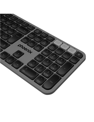 TECLADO PHOENIX K300 MULTIDISPOSITIVO WIRELESS BLA