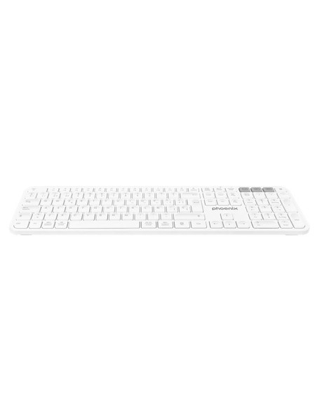 TECLADO PHOENIX K300 MULTIDISPOSITIVO WIRELESS WHI