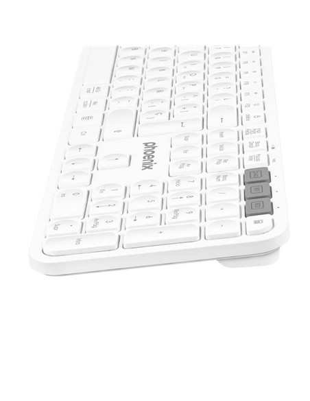 TECLADO PHOENIX K300 MULTIDISPOSITIVO WIRELESS WHI