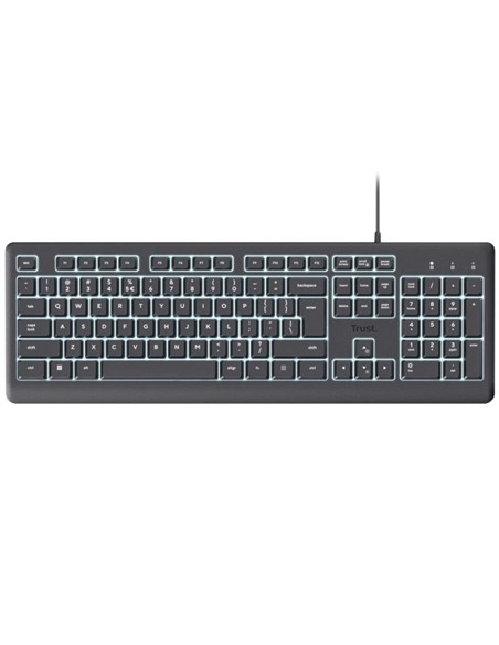 TECLADO TRUST PRIMO USB ILLUMINATED BLACK