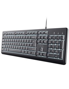 TECLADO TRUST PRIMO USB ILLUMINATED BLACK 2