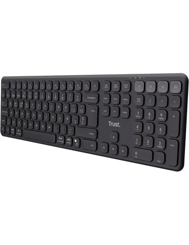 TECLADO TRUST VAIYA RECARGABLE WIRELESS BLUETOOTH