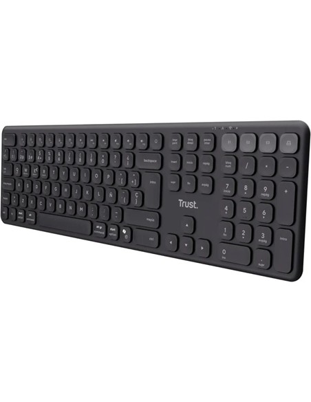 TECLADO TRUST VAIYA RECARGABLE WIRELESS BLUETOOTH